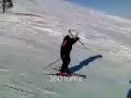 Alva Wahlquist, 7 years, on skis Alva Wahlquist, 7 years, on skis
