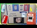SODA Machine Turn Into ATM Machine Kids Pretend Play! SODA Machine Turn Into ATM Machine Kids Pretend Play!