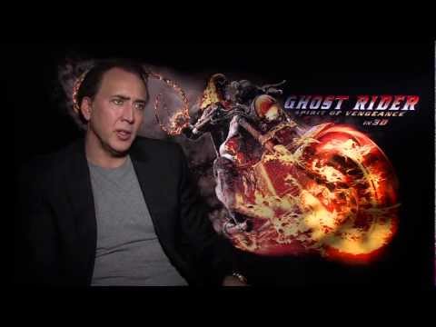 Ghost Rider: Spirit of Vengeance: Official Sit Down Interview Nicolas Cage [HD]