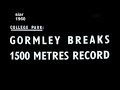 Kevin Gormley 1500 Meters  Irish Record 1960