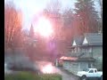 Explosion outside my window