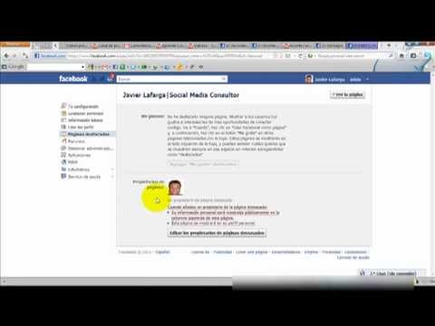 0 Como Agregar tu Página de Fans en tu Perfil Personal de Facebook