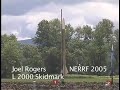 the sound at nerrf was interupted by the crackling of joel roger's k-2000 skidmark motor