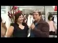 paulo melo entrevista a dona da loja patachou sandra pires, no dia da reinaugura��o da loja.