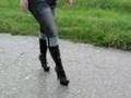 platform boots and 6 heels walking2
