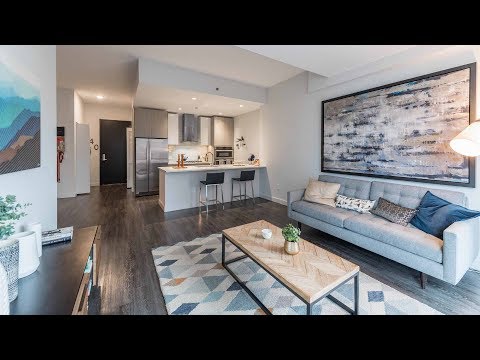 An east-facing one-bedroom model at River North’s new SixForty An east-facing one-bedroom model at River North’s new SixForty