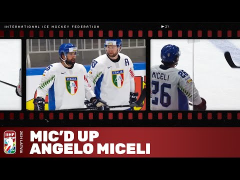 Mic'd Up with Angelo Miceli (Italy) | #IIHFWorlds 2021