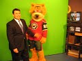 Minnesota Wild's Nordy at FOX 9 KMSP