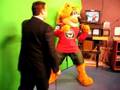 Minnesota Wild's Nordy at FOX 9 KMSP