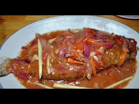 Lutong Pinoy - www.filipino-recipes-lutong-pinoy.com - get more free recipes from our website! Escabeche Sweet and Sour Fish Filipino Recipe Truly Lutong Pinoy. Escabeche i...