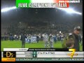 La célébration de la Juventus à Trieste