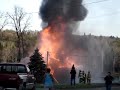 training fire in wade, maine