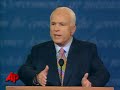  presidential debate mccain obama face on iraq war