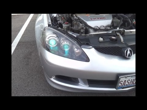 how to adjust rsx headlights