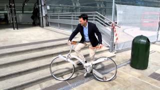 【スポークの無い自転車に未来を感じる】イタリアのエンジニアがデザインしたSada bikeがヨーロッパの見本市で話題に。