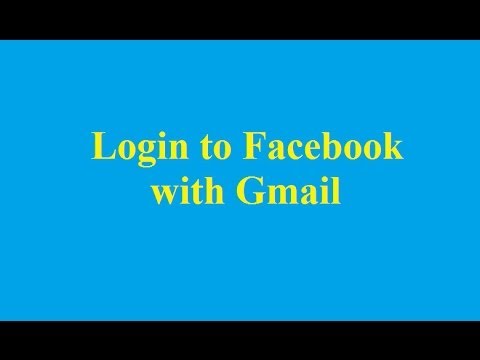 how to login gmail with facebook