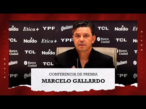 Gallardo en conferencia: la palabra del DT del campeón 