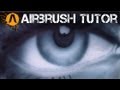airbrushing the eye