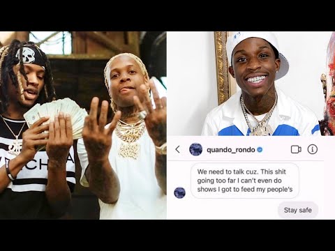 Lil Durk RESPONDS to Quando Rondo asking to be FORGIVEN for King Von