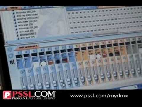 how to control dmx lights with computer