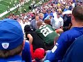 Fight in Packers-Giants NFL game Fight in Packers-Giants NFL game
