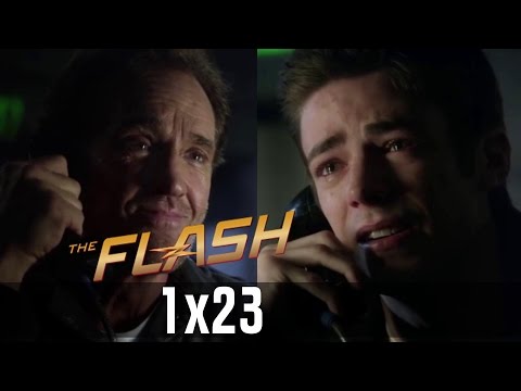 The Flash 1x23 - Barry talking to his dad