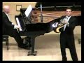 2 movimiento del concierto para trompa piano y orquesta de cámara de A.Guinovart.Francisco Rodriguez en directo
