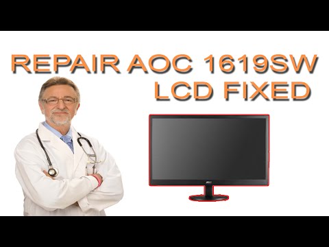 how to repair aoc lcd monitor
