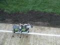 Hexx the Hexapod robot during the Carnegie Mellon University Mobot competition.