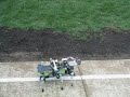 hexx the hexapod robot during the carnegie mellon university mobot competition.