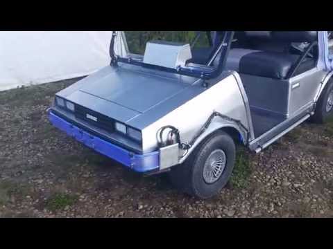 This 'Back to the Future' DeLorean Golf Cart Is Amazing