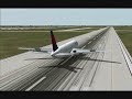 Delta B767-300 landing at KMCO Delta B767-300 landing at KMCO