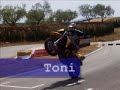 Supermotard Vespacito y JR Team en el circuito de Alhama de Granada.