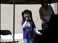 grace ann gregorio  5 yrs  old  sings listen