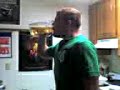 Forrest chugs 40 ounces of blatz faster than any man alive. Forrest chugs 40 ounces of blatz faster than any man alive.