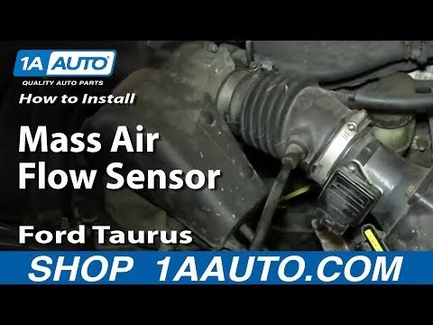 How To Install Replace Mass Air Flow Sensor 2000-03 Ford Taurus