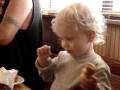 Enjoying lunch