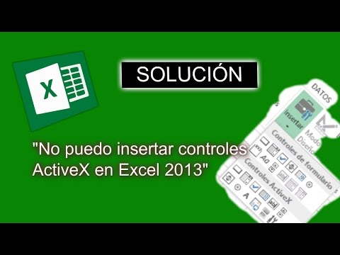 how to enable activex control in excel 2013