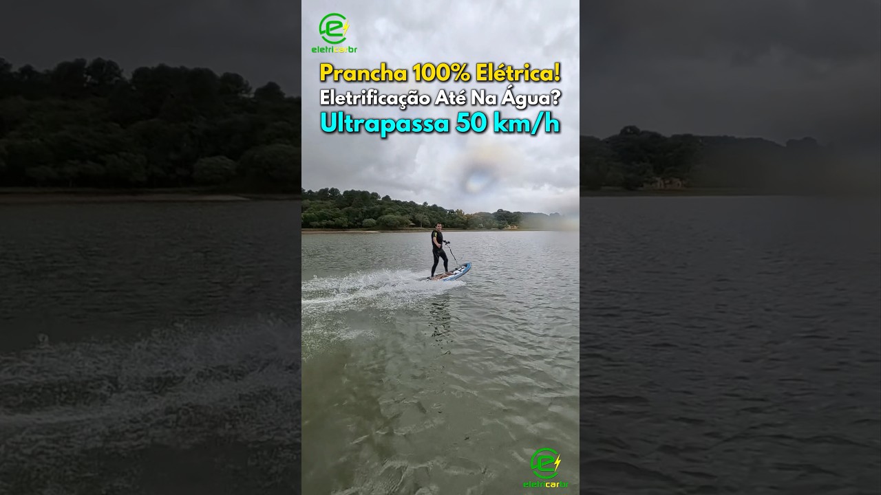 Uma Prancha 100% Elétrica que Passa dos 50 km/h na Água! E aí, tem Coragem?