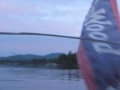 videos de Gar Wood boat sunset cruising Lake Winnipesaukee