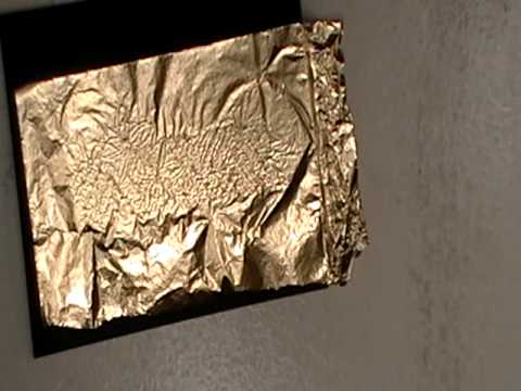 how to apply gold leaf to paper