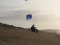 Paragliding ved Hvide Sande