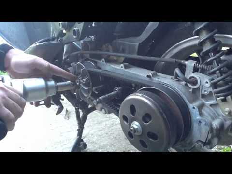 how to replace gy6 belt