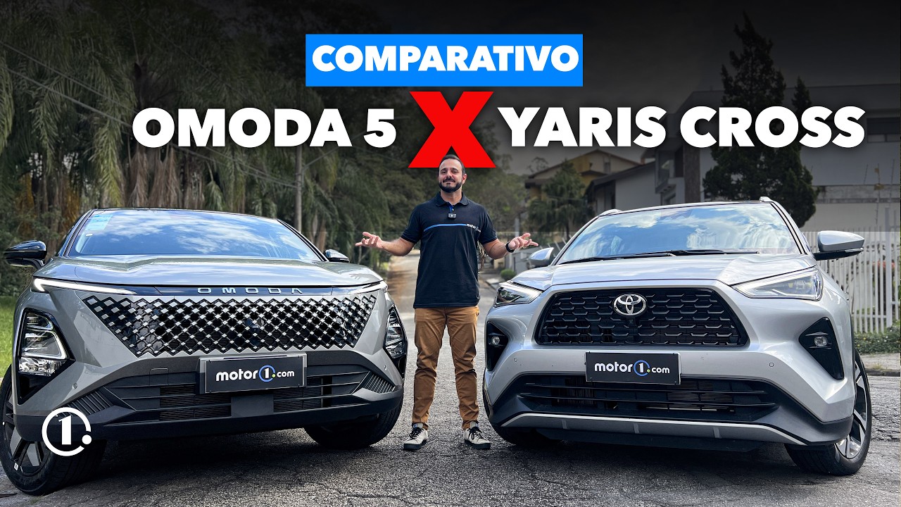QUAL MELHOR SUV HÍBRIDO DE R$ 180 MIL? Toyota Yaris Cross enfrenta o Omoda 5!