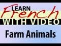 Learn French-Learn with French farm animals video:YouTube������=3��
