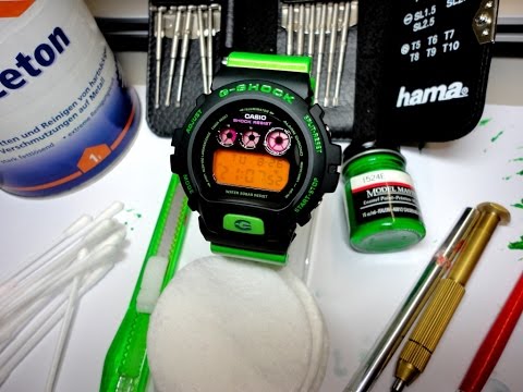 how to paint g shock bezel