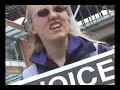 sick pro-abortion attack on pro-life protestor