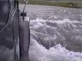 Crossing the roaring river in Deosai