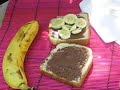 Kar� y el aji picante/mantequilla de mani con banana