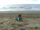 Danny slithering in sand